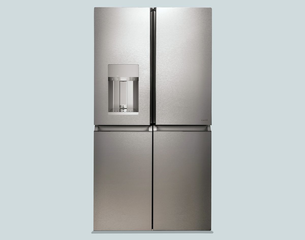 refrigerator in chrome
