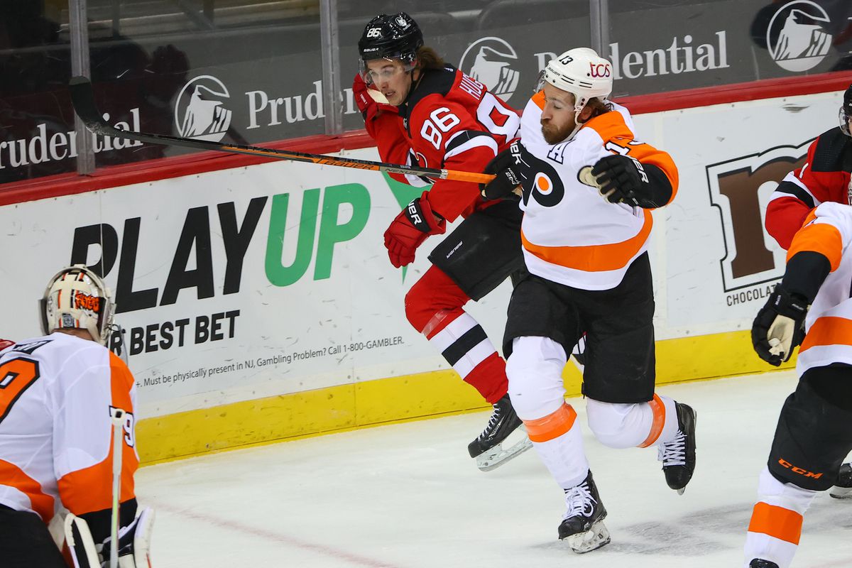 NHL: JAN 28 Flyers at Devils