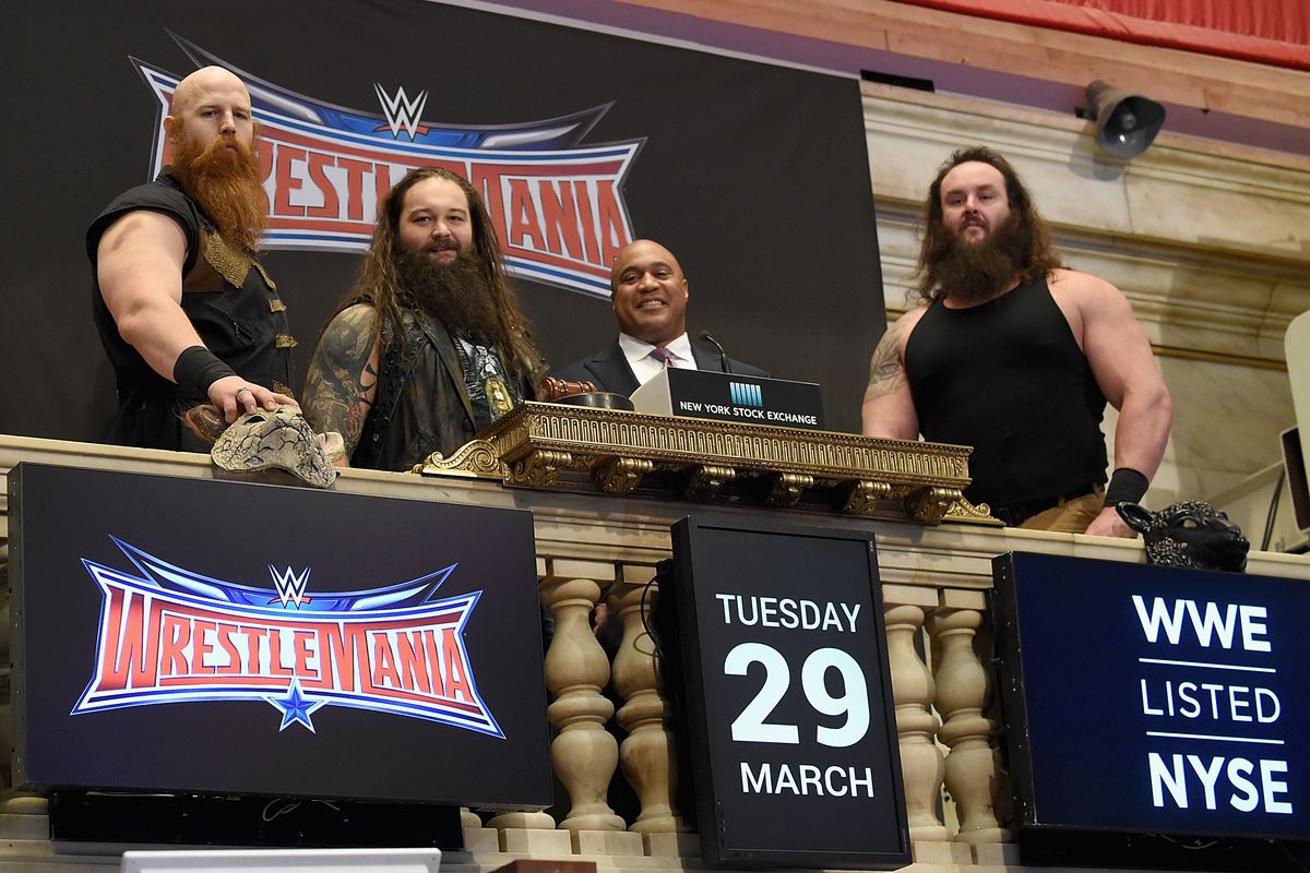 WWE Rings The New York Stock Exchange Opening Bell In Honor Of WrestleMania 32