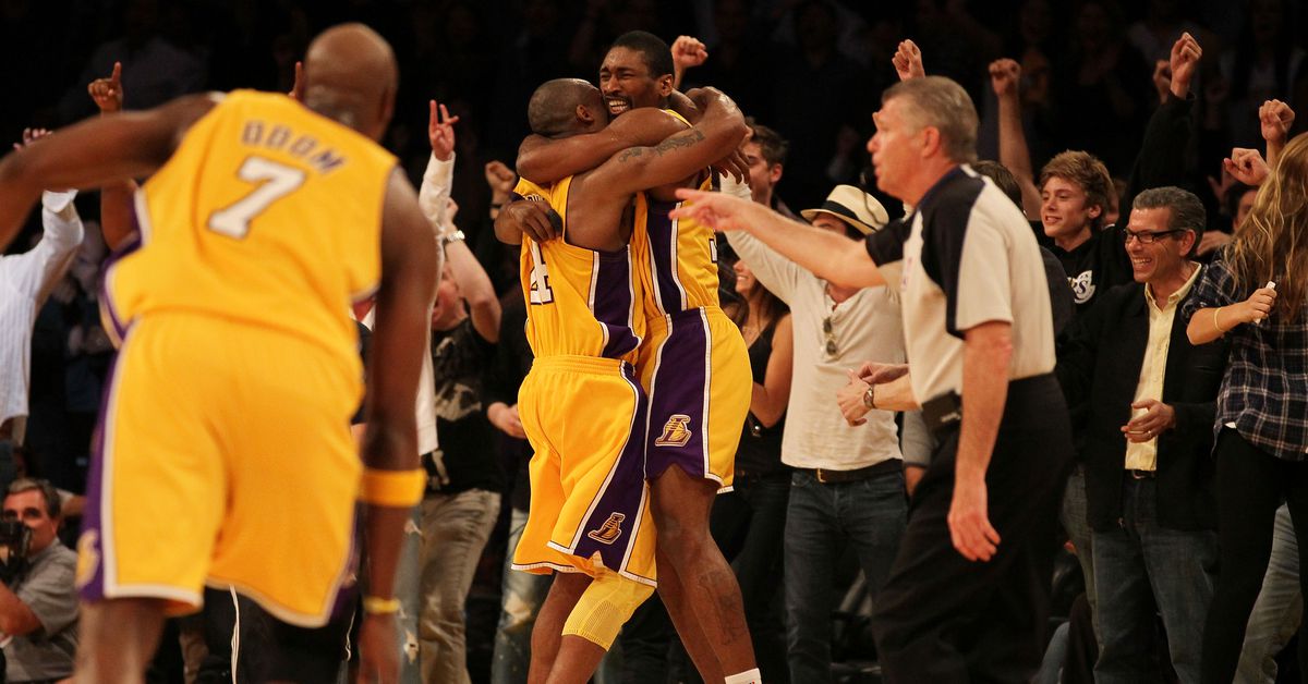 Reliving Ron Artest’s game-winner against the Phoenix Suns
