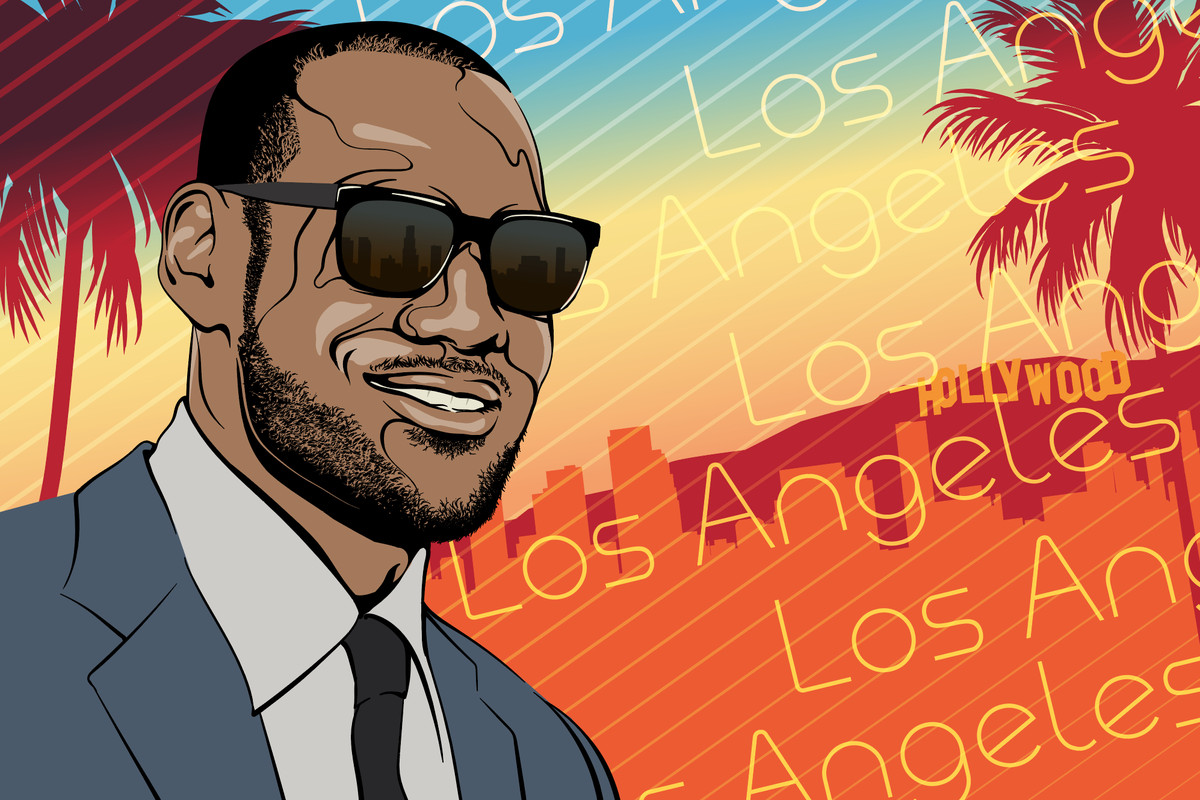 LeBron James in Los Angeles