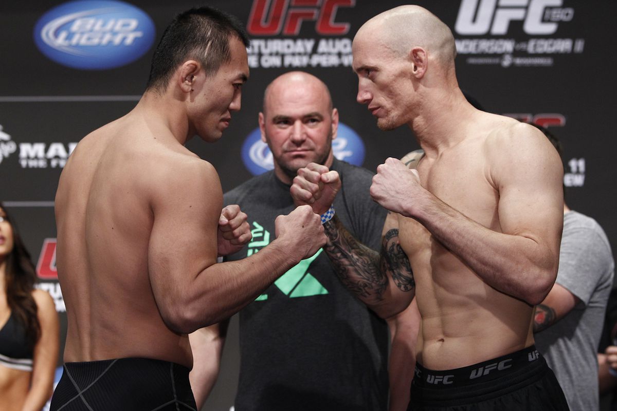 Yushin Okami looks to begin his climb back to title contention with a win over Buddy Roberts at UFC 150 in Denver (Esther Lin, MMA Fighting).