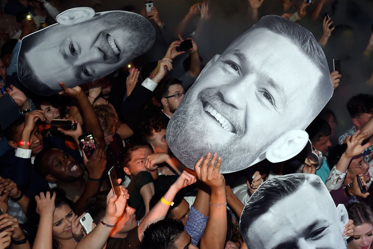 Conor McGregor After-Fight Party And Wynn Nightlife Residency Debut, Encore Beach Club At Night In Wynn Las Vegas