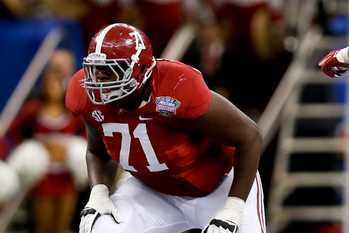 Mocking the Draft has the Ravens taking Cyrus Kouandjio at No. 17 overall in this week's mock. 