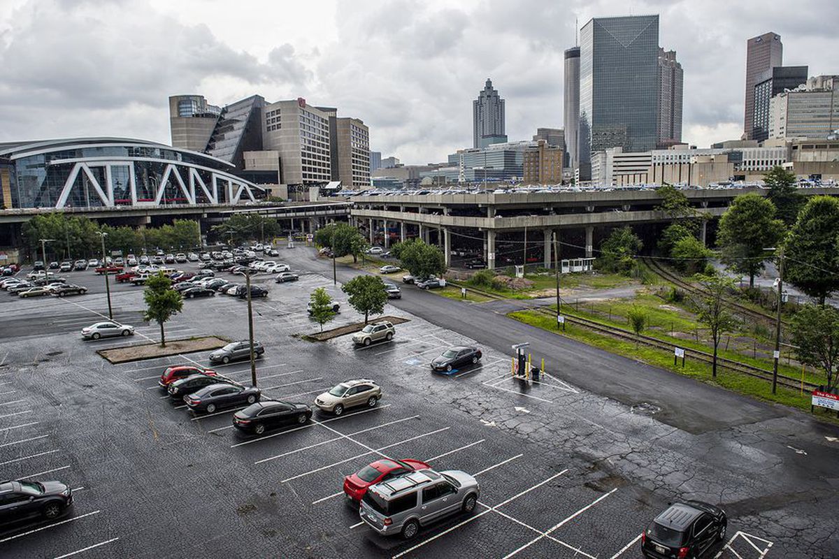 A photo of where plans for a mega-project in The Gulch are moving forward as Amazon scouts cities for a perfect HQ2 landing spot. Coincidence?