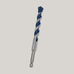 Masonry: These bits are made specifically for drilling holes in stone, brick, concrete, and mortar. They have carbide tips and spiral shafts similar to twist bits to clear holes of dust and debris. For maximum efficiency, use them with drill/ drivers that have a hammer-drill function. 