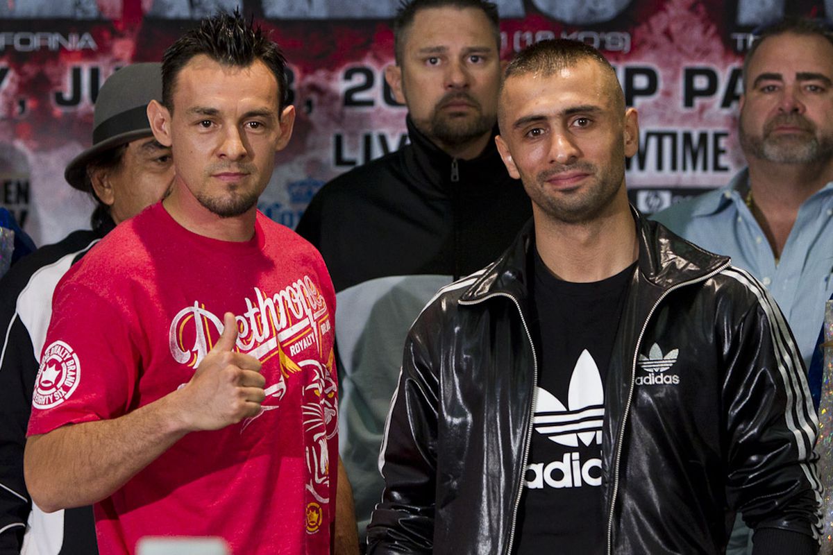 Robert Guerrero faces Selcuk Aydin on Showtime tonight. (Photo by Esther Lin/Showtime)