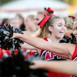 Timpview takes on American Fork at American Fork High in high school football action in American Fork, Utah on Friday, Aug. 25, 2017.