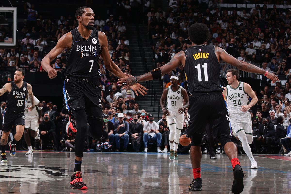Blowout Nets Hit On All Cylinders Destroy Bucks 125 86 Kevin Durant Goes For 32 Netsdaily