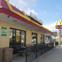The soon-to-be-demolished McDonald's -