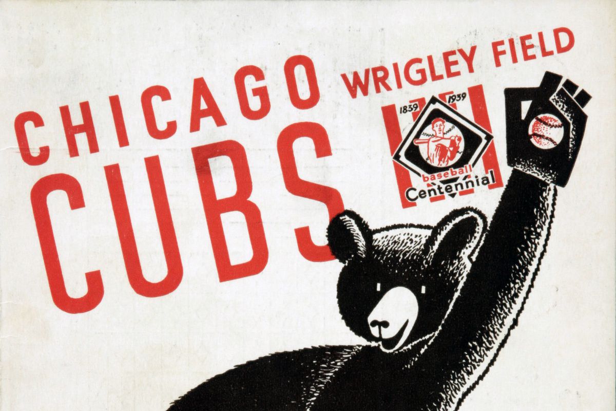 1939 Chicago Cubs baseball scorecard