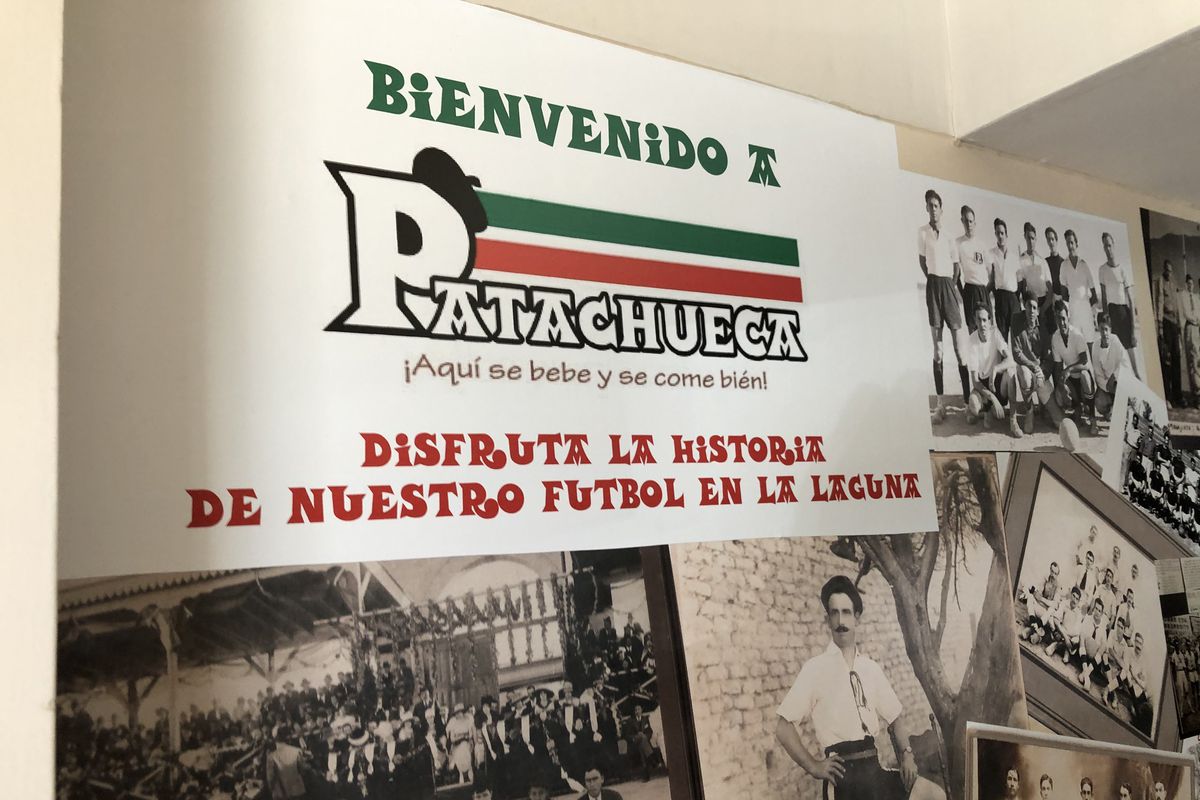 Entrance to Patachueca. “Enjoy the history of our soccer in La Laguna.”