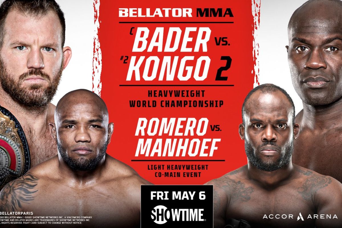 Yoel Romero vs Melvin Manhoef co-headlines Bellator 'Paris' on May 6 -  MMAmania.com