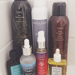 I’m a bit particular with my hair. I love having a slightly wild mane so its essential for me to use the right kinds of products. Dry shampoo is a must and I have cans of it everywhere: at the office, in my purse, all over my apartment. <b>Oribe</b> Dry T