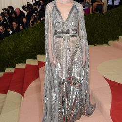 Mackenzie Davis wears a custom Altuzarra dress.