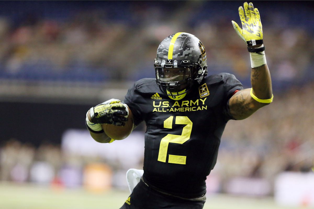 Derrick Henry led all rushers with 53 yards, a touchdown, and a 2-point conversion in the 2013 U.S. Army All-American Bowl