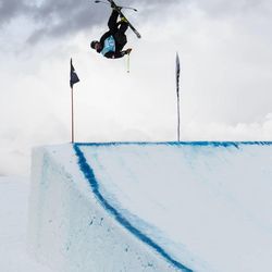 Simone Canal of Italy at the 2015 U.S. Snowboarding & Freeskiing Grand Prix, being held at Park City Mountain Resort from Feb. 27 through March 1.