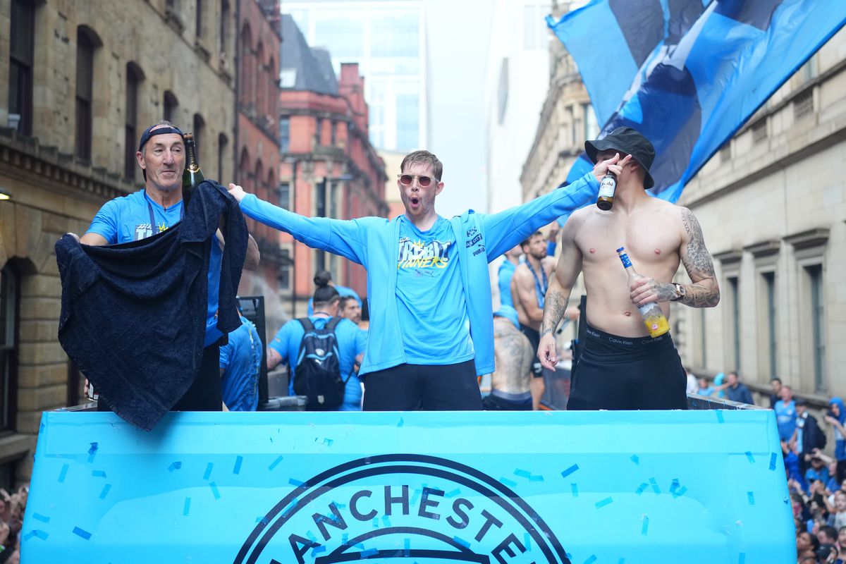 Kevin De Bruyne - Manchester City Trophy Parade - Premier League