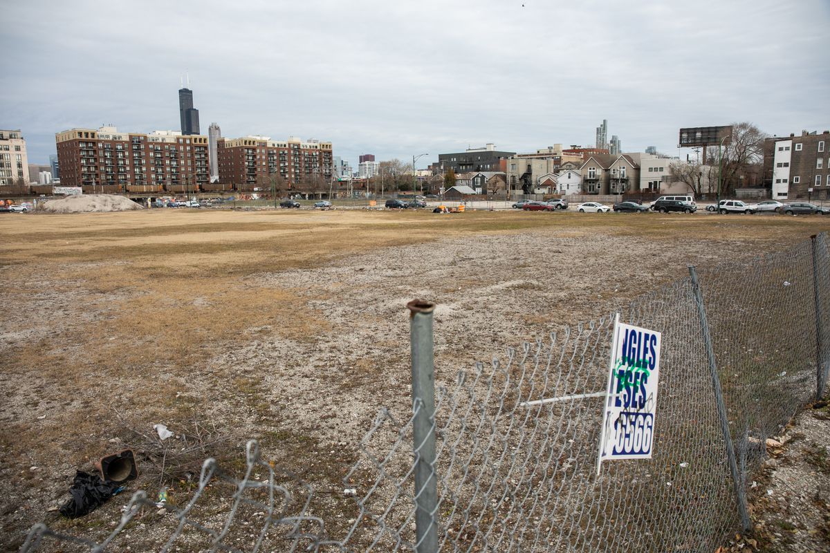 A vacant site north of 18th Street at Peoria Street will be acquired by the city as part of a plan to provided affordable housing.