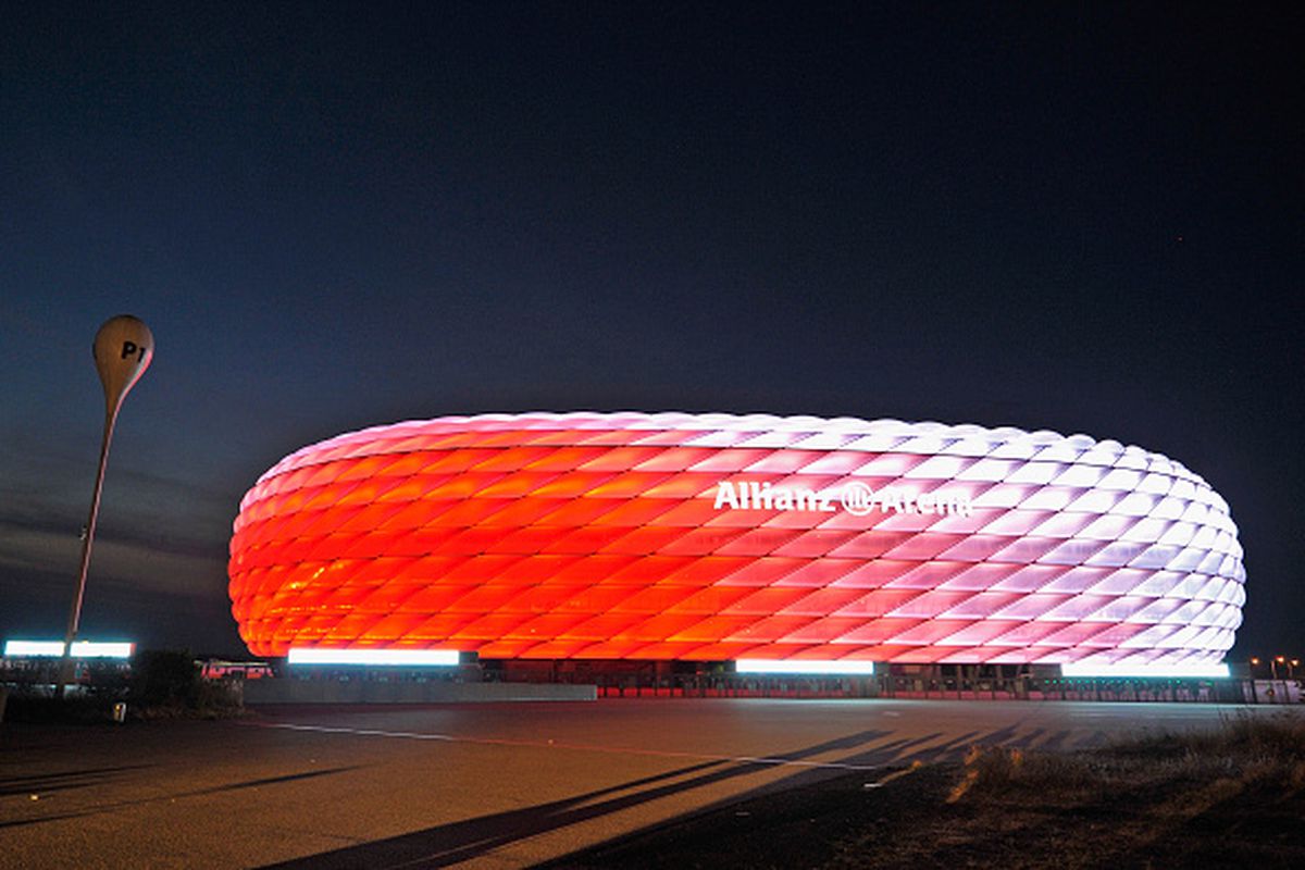 The Allianz Arena got a light makeover for the new season - Bavarian