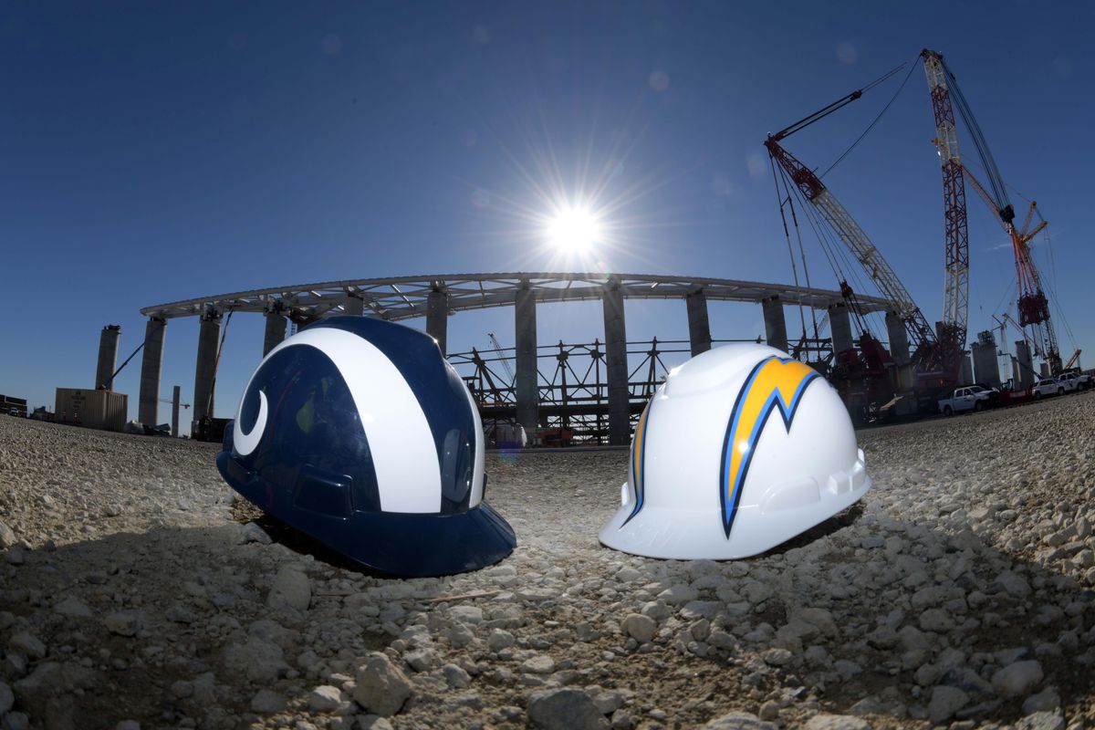 NFL: LA Stadium and Entertainment District Construction