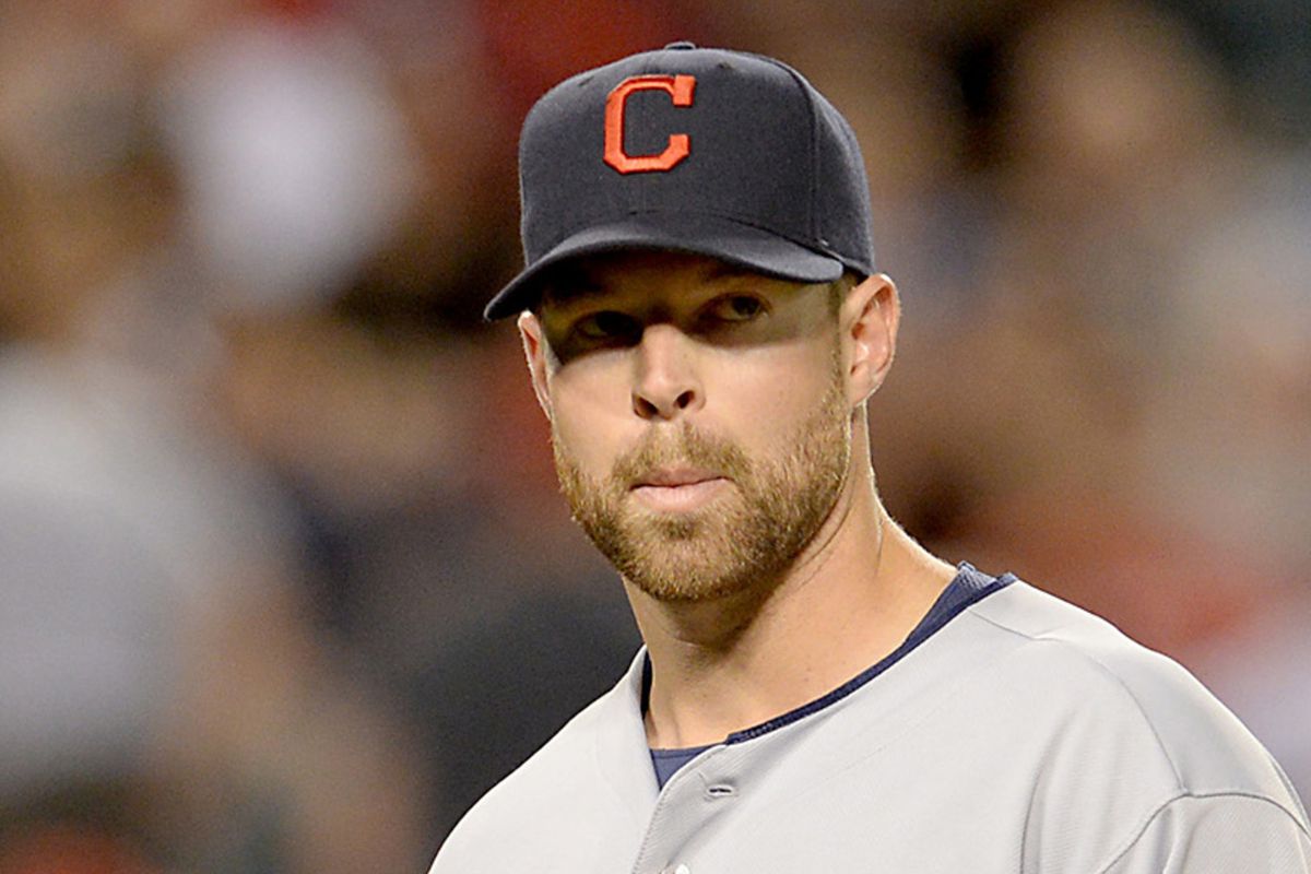 Corey Kluber reacts to missing the team.
