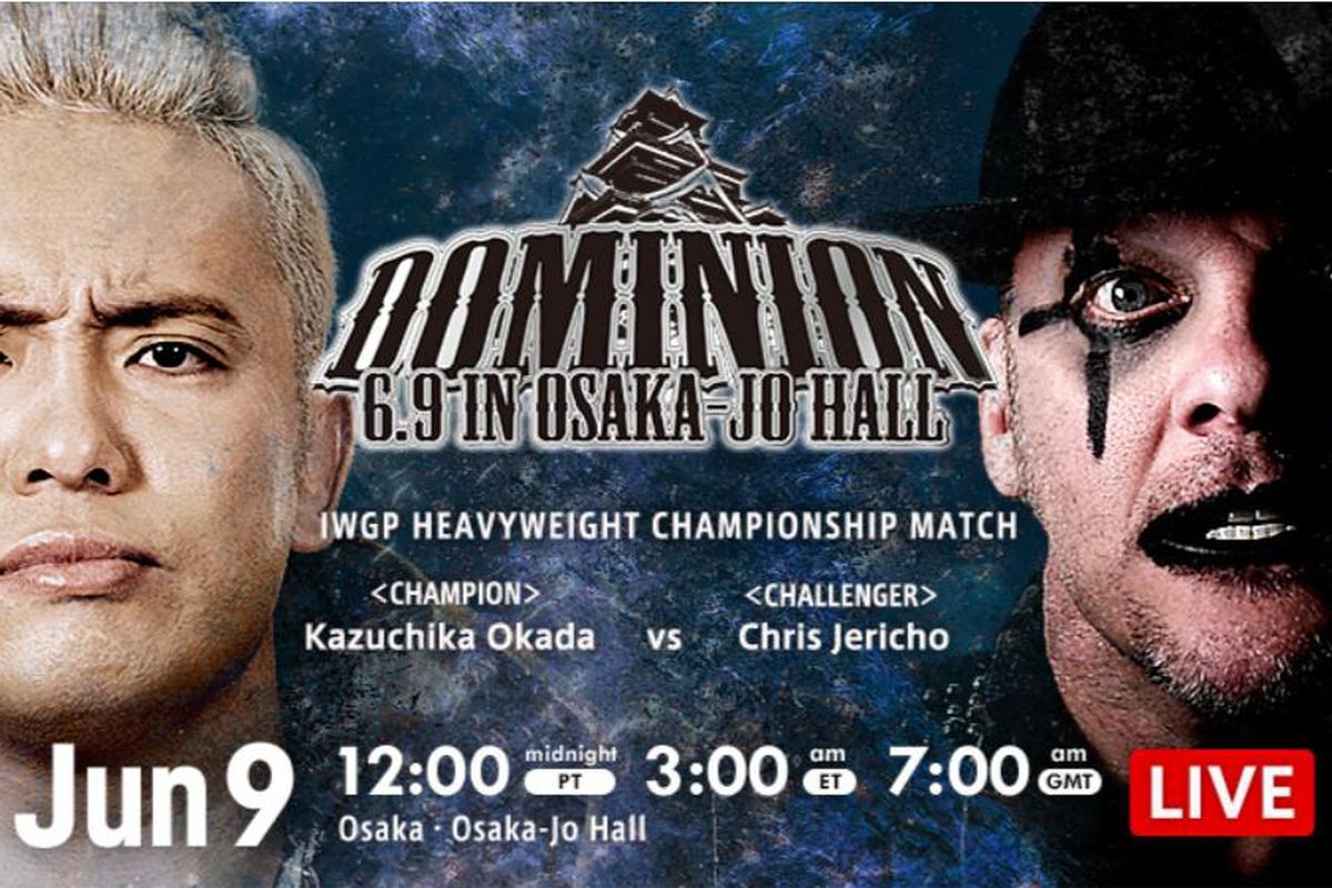Match graphic for Chris Jericho vs. Kazuchika Okada