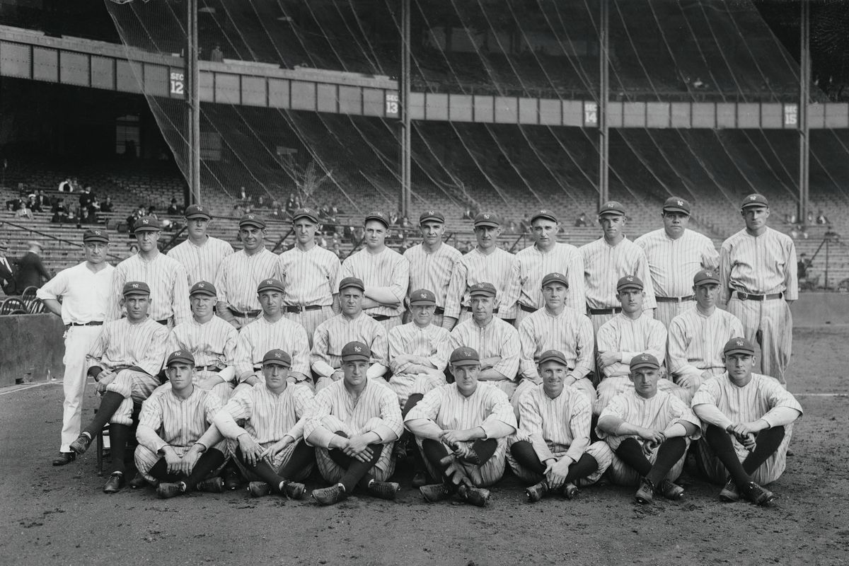 Portrait of 1923 New York Yankees