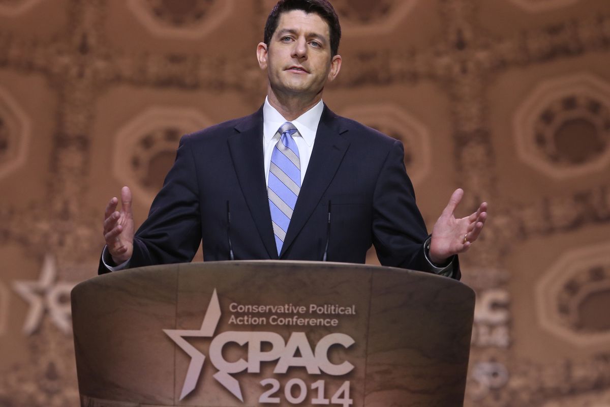 Paul Ryan speaks at CPAC, 2014.