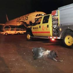 This photograph released by the state-run Saudi Press Agency shows debris on the tarmac of Abha Regional Airport after an attack by Yemen's Houthi rebels in Abha, Saudi Arabia, Wednesday, June 12, 2019. Yemen's Iranian-backed Houthi rebels said they attacked the airport with a cruise missile. Saudi officials said the attack wounded more than 20 people. (Saudi Press Agency via AP)