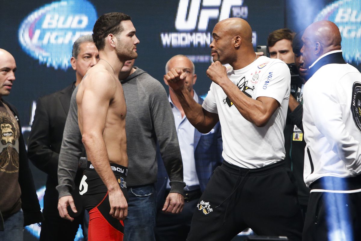 Chris Weidman tries to defeat Anderson Silva again at UFC 168 on Saturday night.