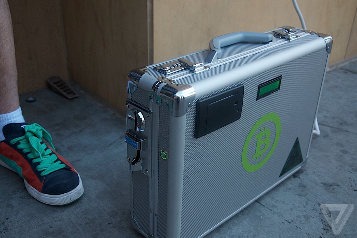 Bitcoin suitcase