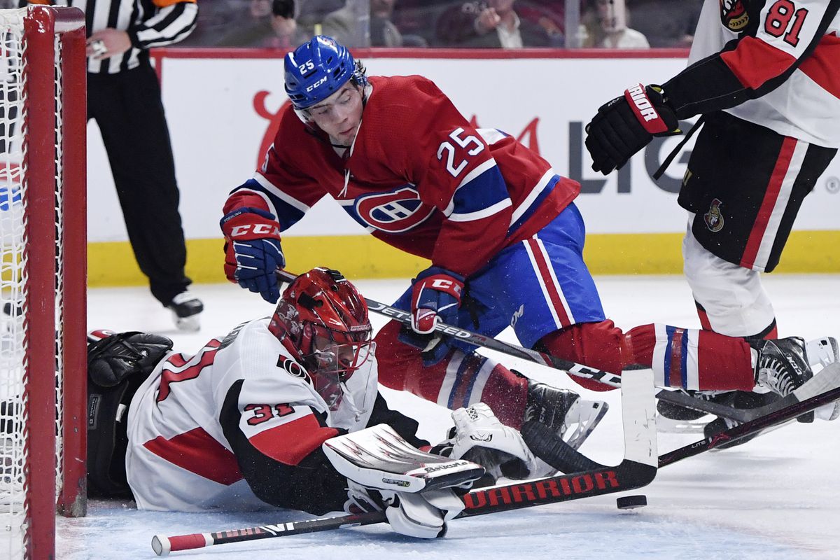 NHL: Ottawa Senators at Montreal Canadiens