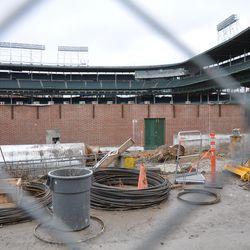 Another view along the left-field inner wall from Waveland