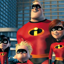 Violet Parr, Dashiel "Dash" Parr, Mr. Incredible and Elastigirl are characters in "The Incredibles."