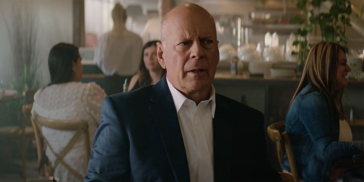 Bruce Willis as Arnold Solomon, a mob boss in the movie White Elephant.