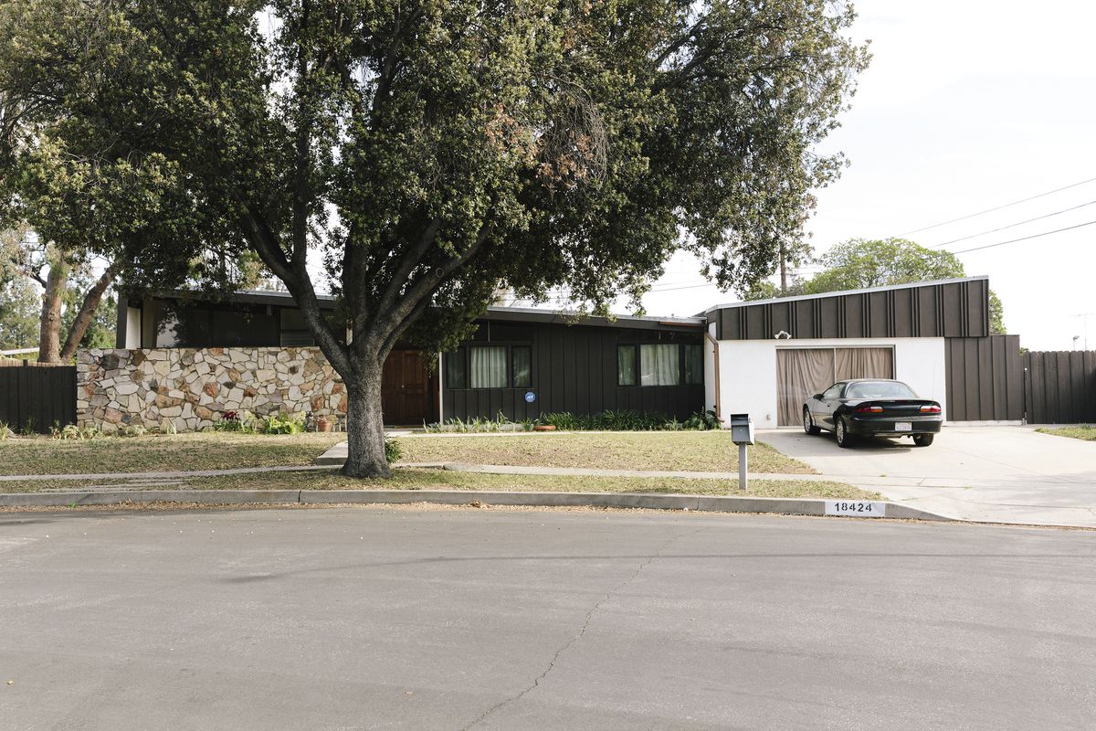 A midcentury modern home