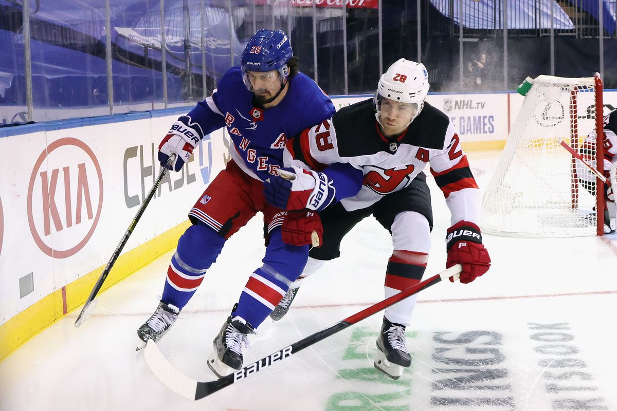 NHL: New Jersey Devils at New York Rangers