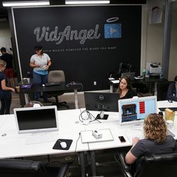 Employees work at VidAngel's office in Provo on Wednesday, July 20, 2016.