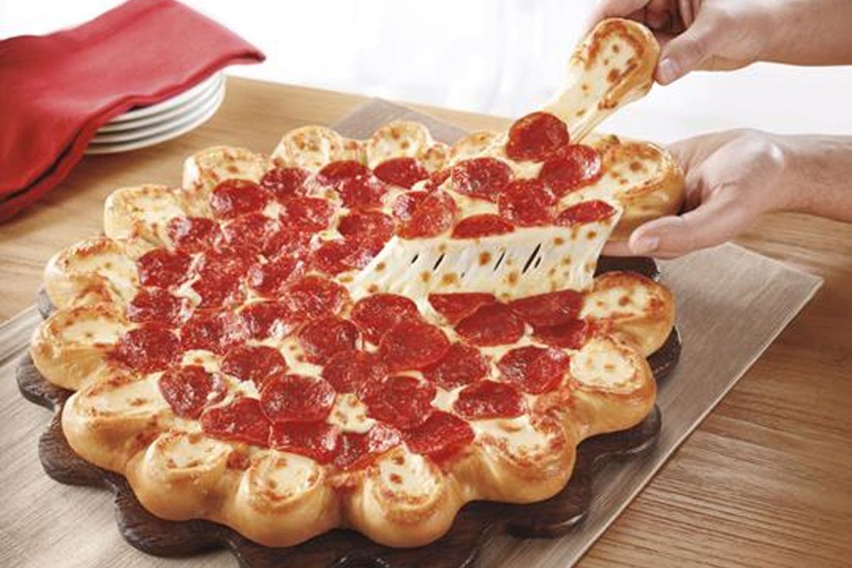 An undated product image provided by Pizza Hut 