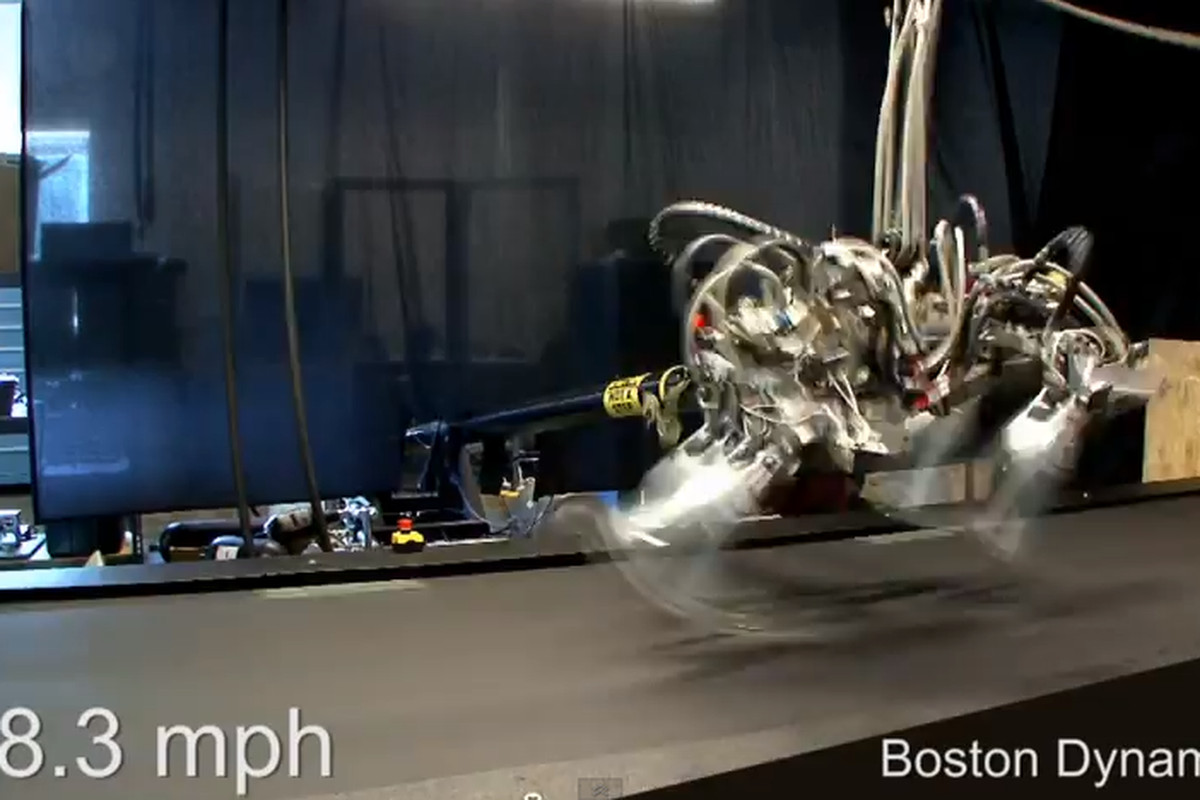 Cheetah robot 28.3 mph