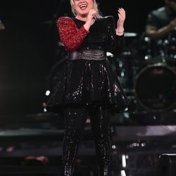 Kelly Clarkson at Vivint Smart Home Arena on Jan. 30, 2018 in Salt Lake City, Utah.