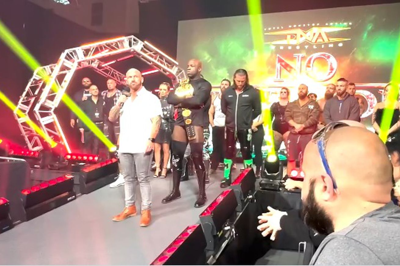 Eric Young delivers passionate speech amidst TNA leadership changes