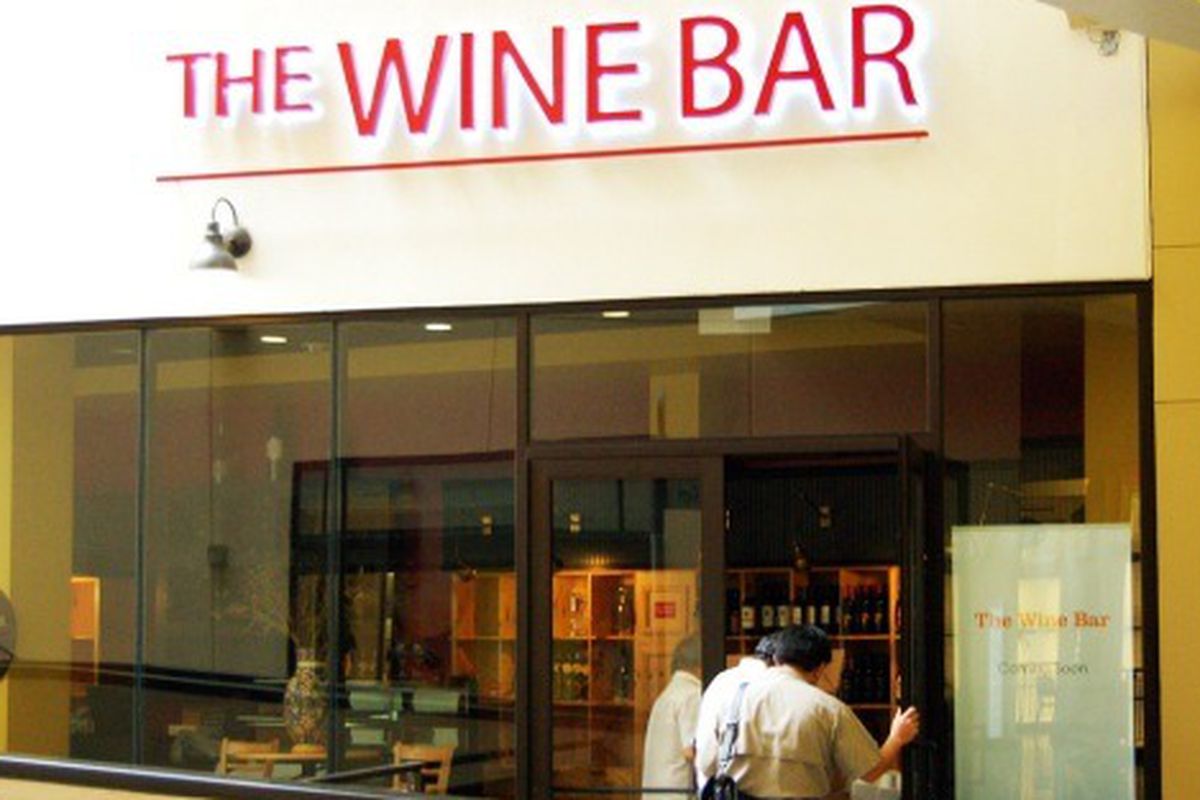 The Wine Bar Exterior. 
