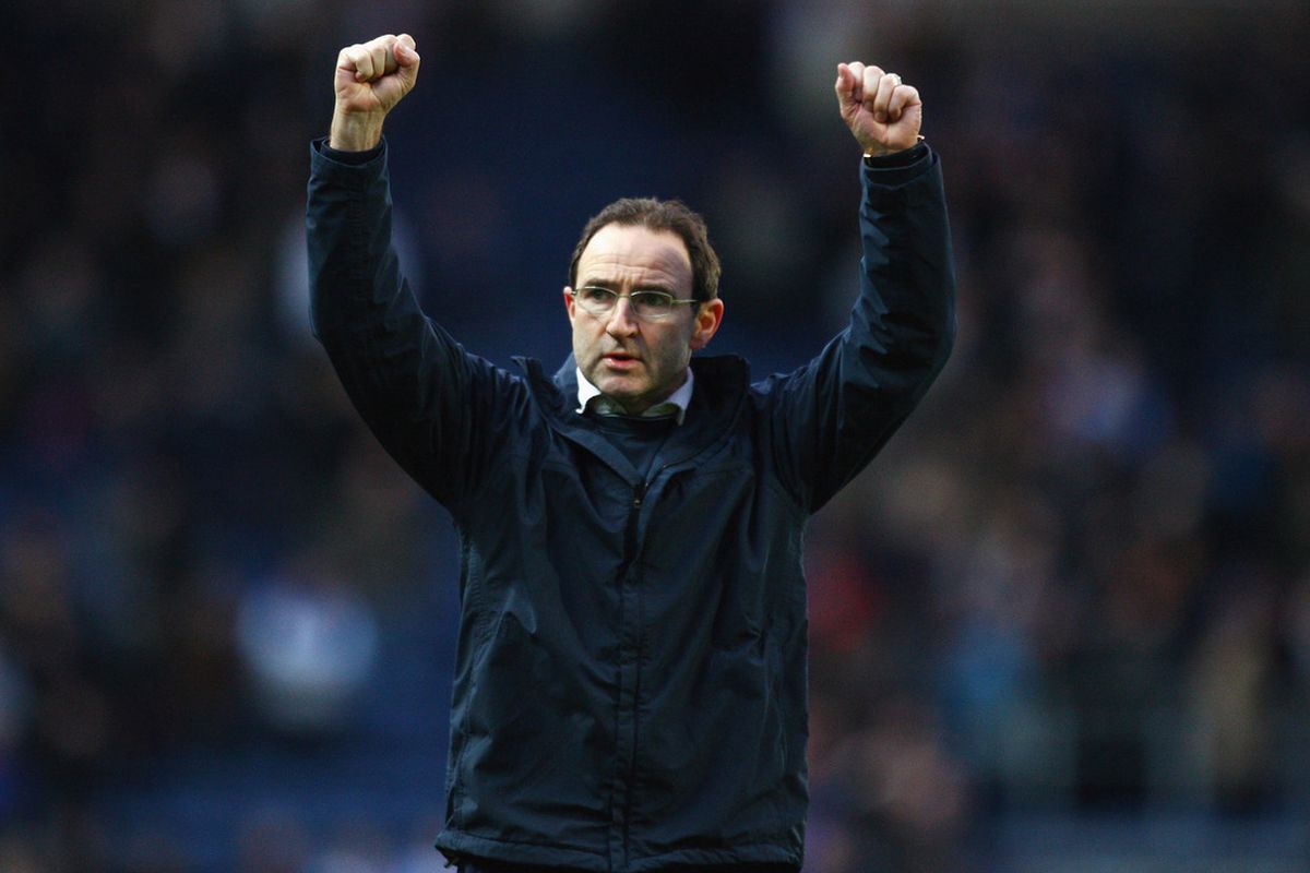 "Martin O'Neill Celebrate" (We'll see who gets that)