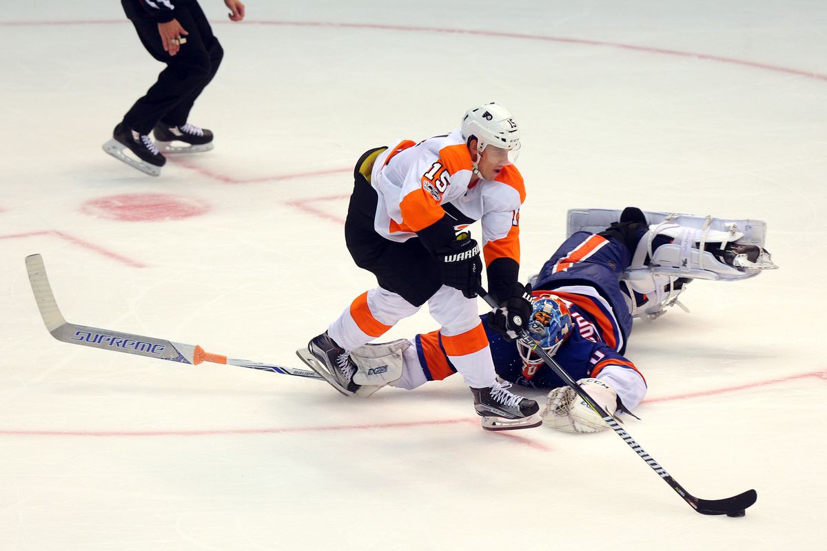 NHL: Preseason-Philadelphia Flyers at New York Islanders