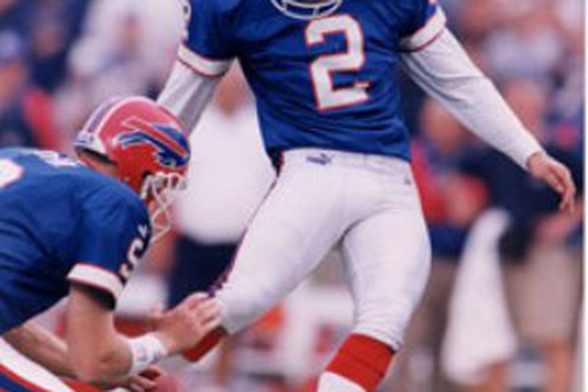 Steve Christie is the all-time leading scorer in Buffalo Bills' history. (<a href="http://www.sportsattic2.com/nflphotos/NFLphotos.html">photo source</a>)
