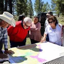 Sen. Orrin Hatch, R-Utah, visited San Juan County on Thursday to meet with local residents over the controversial Bears Ears National Monument designation. Hatch and other members of Utah's congressional delegation are pushing to rescind the action.