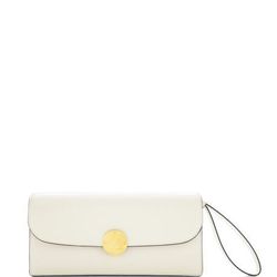 Marc Jacobs, <a href="http://modaoperandi.com/marc-jacobs-r15/double-trouble-clutch-in-polished-white-with-deep-gold">$1,500</a>