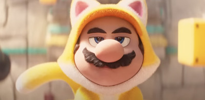 Cat Mario in The Super Mario Bros. Movie